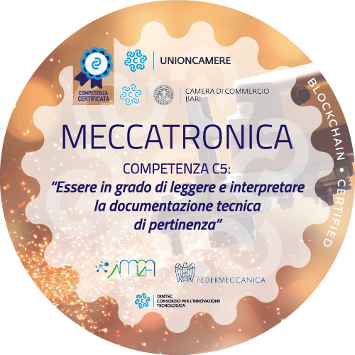 Meccatronica - COMPETENZA C5:  “Essere in grado di leggere e interpretare la documentazione tecnica di pertinenza”